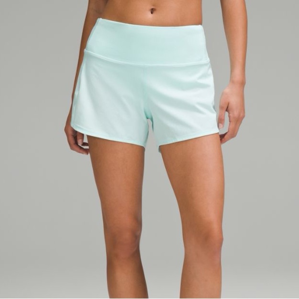 NWT Lululemon Speed Up High-Rise Lined Short 4" Ideal Mint size 4
